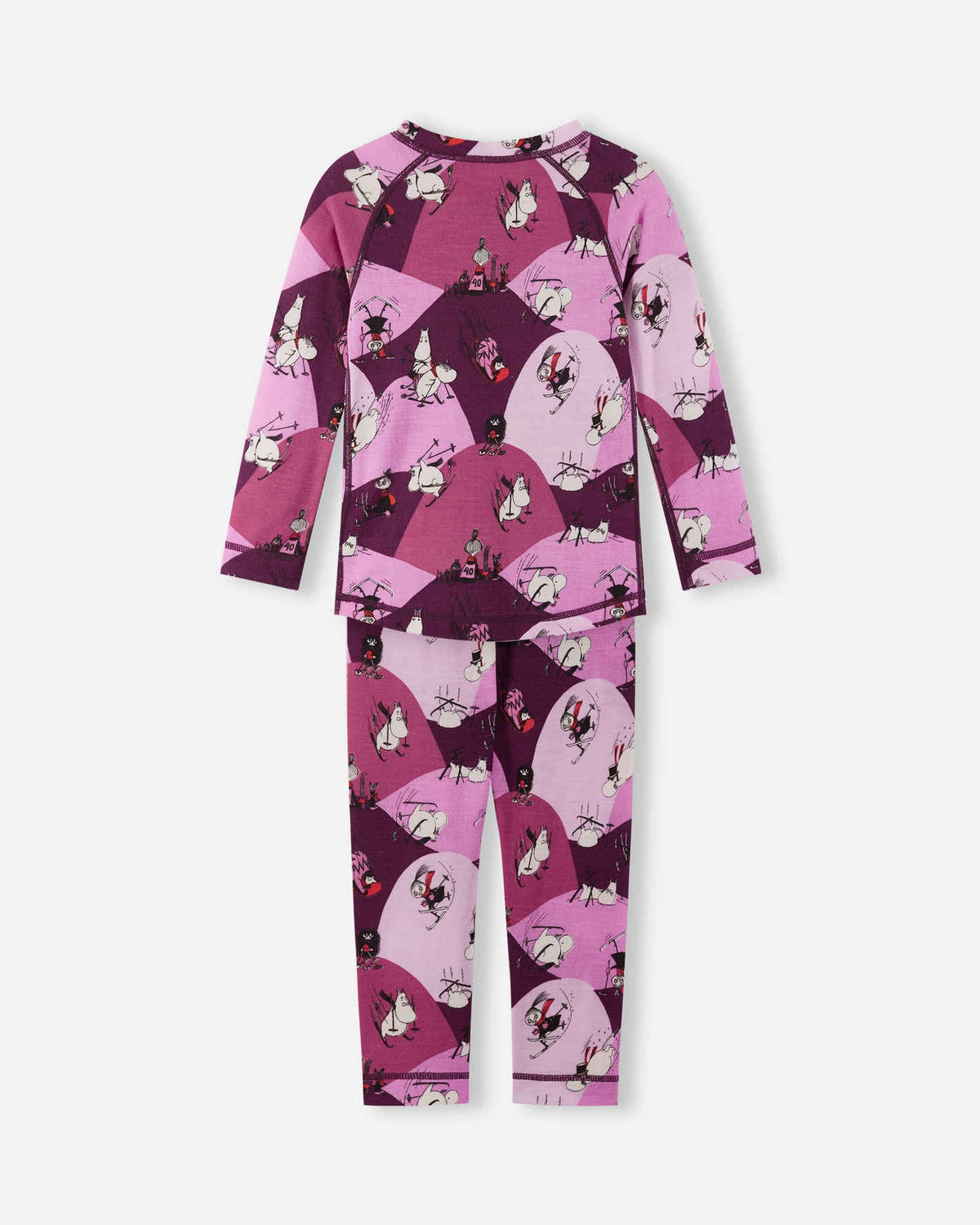 Ensemble de sous-vêtements techniques en laine mélangée Moomin Trivsam pour tout-petits
