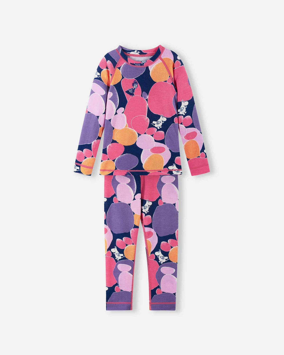 Kleinkinder-Wollmix-Basisschicht-Set Moomin Trivsam