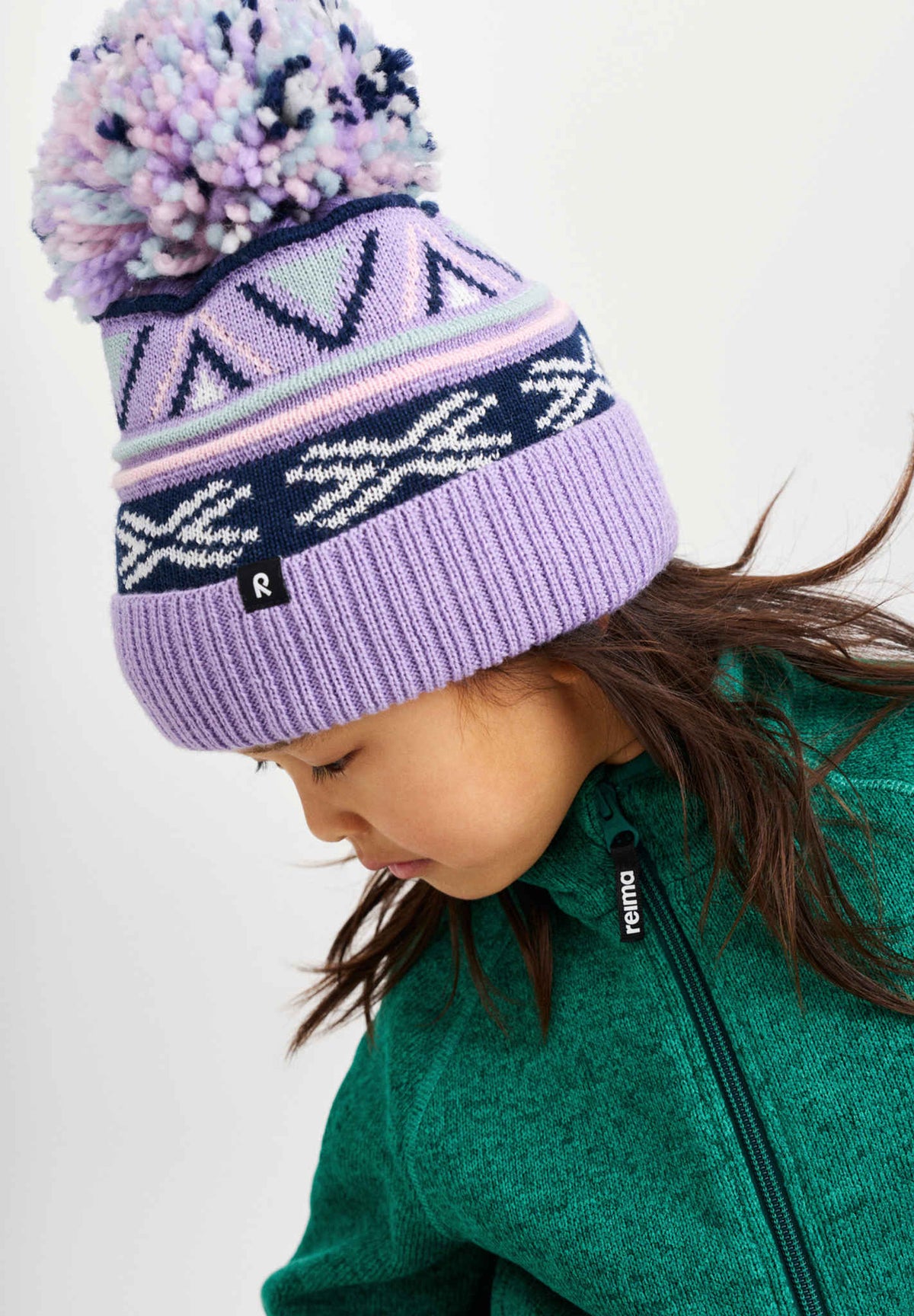 Bonnet en mélange de laine pour enfant Kirjoen