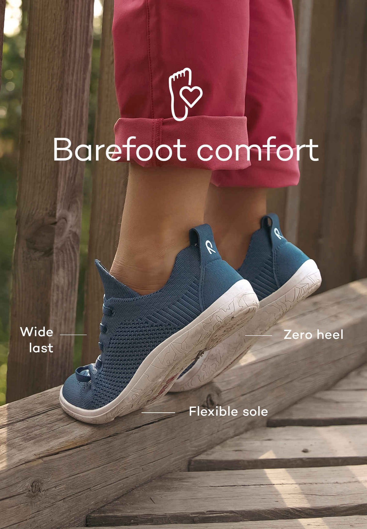 Chaussures pieds nus Astelu pour enfants