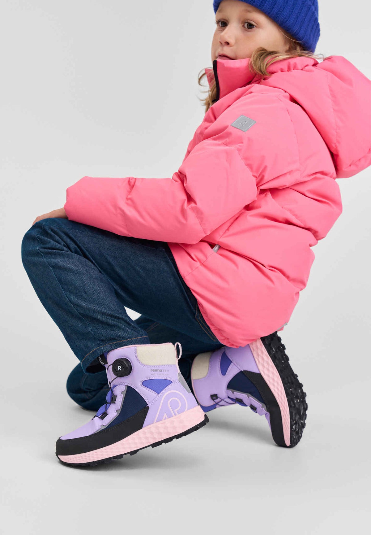 Chaussures d'hiver imperméables pour enfants Hallava Quicklock
