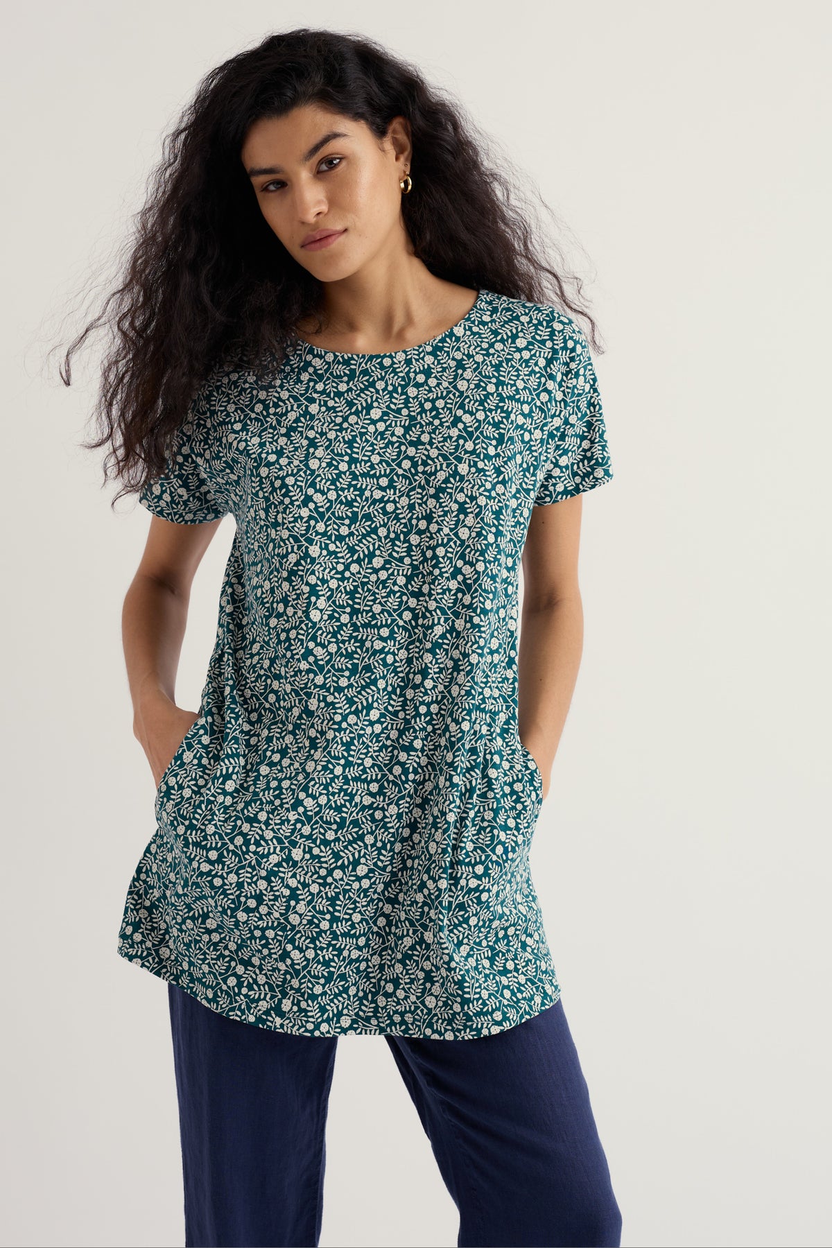 Ocean Gaze Jersey Tunic